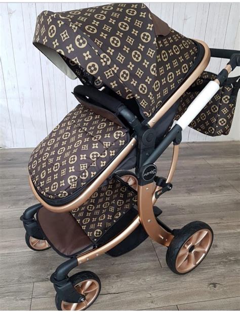 gucci pram bag|louis vuitton gucci baby stroller.